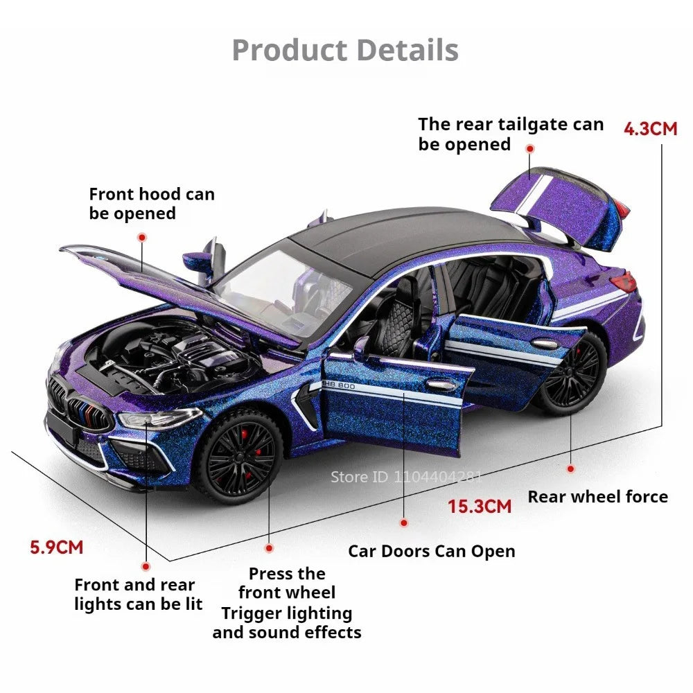 1:32 Scale BMW M8 Grand Coupe